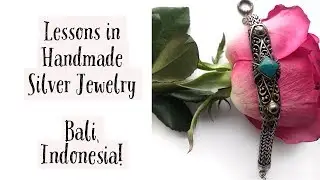 Making Handmade Silver Jewelry in Bali, Indonesia