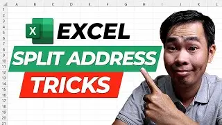 Quickly Split Address in Excel without Formula | Excel Hack
