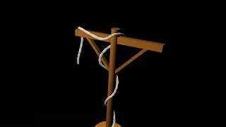 Maya tutorial : How to create a twisted rope.