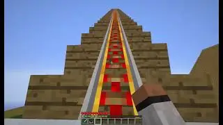 Майнкрафт Горки Земляного Чувака (Обзор Карты) epic Wooden Roller coaster Wortelpap