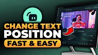 How To Change Text Position in Streamlabs (100% WORKS) | Change Text Position Streamlabs
