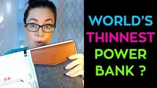 EMIE POWER BLADE: World’s Thinnest External Power Bank