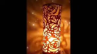Luminária abstrata 