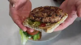 How to Cook my Vegan Black Bean Burger! SO GOOD