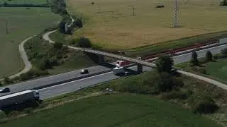 Train on the Highway (3D Model compositing - Cinema 4D + After Effects)