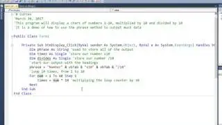 Phrase Method Demo in VB