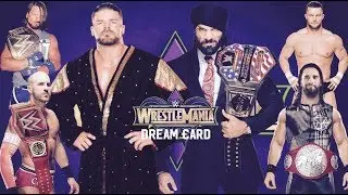 WWE WRESTLEMANIA 34 DREAM CARD