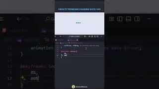Trending Loading Dots using Html CSS | Loading Animation | using html css and javascript | CodeMinds
