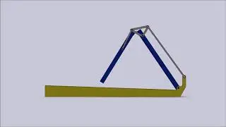 Bifold Roof Vent Frame Mechanism