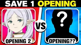 Save 1 ANIME OPENING! 🔥🎶 Choose Without Knowing the Next One 😨