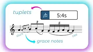 09-Dorico Pro: Write Mode Essentials Part 2 (tuplets, grace notes, slurs, and ties) #tutorial