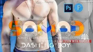 Color Full Glass Font with Multi Color in Ps Touch