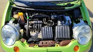 Работа двигателя Daewoo matiz 1.0 B10S1
