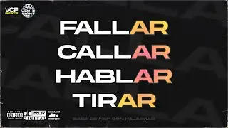 🔥🎤 BASE DE RAP CON PALABRAS | BEAT DE RAP CON LETRA PARA IMPROVISAR #basederapconpalabras