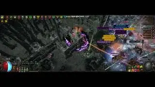 PoE 3.17 - Occultist - Caustic Arrow / Toxic Rain totem - Zoom Explode - 100% Delirium Triple Beyond
