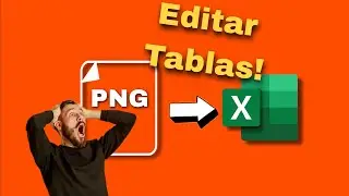 🖼️ Cómo Convertir Imágenes ➡️ de Tablas 🔢 en Datos 📝 Editables de Excel 📊