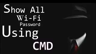 Find all Wi-Fi  Password with Only 2 Commands | 6th Lecture | Tutorial for beginners  || CMD