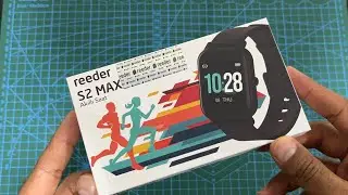 Reeder S2 Max Siyah Akıllı Saat Kutu Açılımı - ASMR