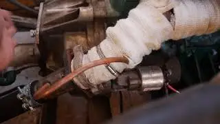 Запуск двигателя OM616/OM615 на катере / marine om616