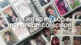 setting up my top 3 nct dream collection!!