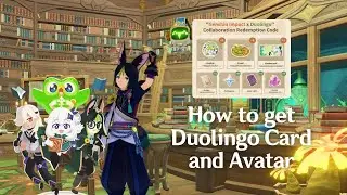 How to Get Duolingo Card and Avatar - Genshin Impact X Duolingo | 