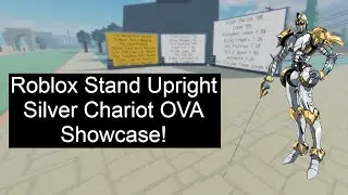 Roblox Stand Upright Silver Chariot OVA Showcase!