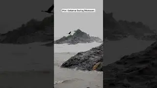 Gokarna During Monsoon rains  #gokarna #monsoonrains #monsoon #ombeach #rains