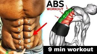 9 Min Ab Workout How To Have 10 pack Abs
