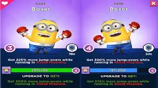 BOXER Minion RusH Rank 40 Level Up Costume gameplay walkthrough ios & android