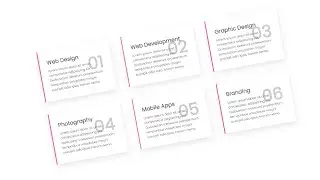 Responsive Services Section using Html Css | Css Hover Effects