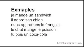 French Sentence Structure