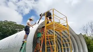 Hawaii Steel Building Assembly Timelapse | SteelMaster Buildings
