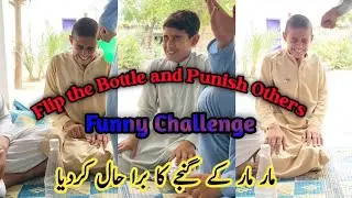 Flip the Bottle and Punish Others | Bottle Flipping Challenge | 