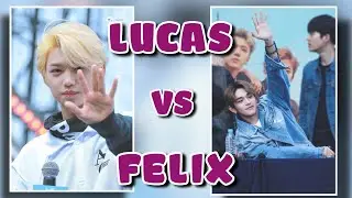 Stray kids Felix vs NCT WayV SM Lucas ( hand sizes)