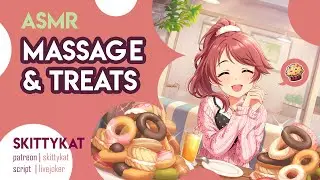 ASMR || Massage & Treats at Skitty's Cakery! 🍰 [scratchies] [personal attention] [forever bubbly]