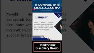 ITDA PROYEKT MENEJERLAR HAQIDA