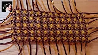 Diy /Double knot lunchbox wirekoodai. part 1./wheatknot,normal knot,