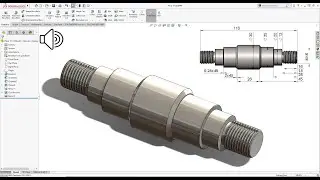 SolidWorks Tutorial 2021! Exercise 101! Thread command step by step! Learn from Home! :D