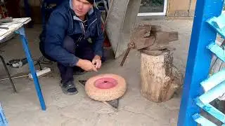 Замена подшипников на тачке.