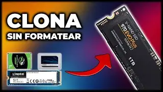 CLONAR  SSD sin formatear / reinstalar WINDOWS desde CUALQUIER DISCO  DURO ¡FÁCIL!