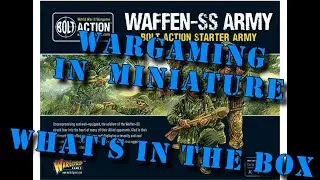 🔴 What's in the Box ☺ Warlord Games 28mm WW2 Waffen SS Starter Army