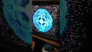 Atari Jaguar CD visualization (Virtual Light Machine) playing Krokus - Out of Control