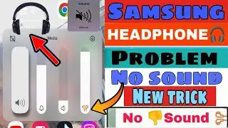 How to remove Headphones Symbol in Samsung | headphones Symbol problem solution | Easy solution 