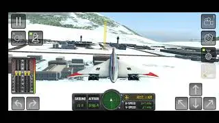 Full landing video of High speed jet | Flight-Sim2018 | Android iOS Game | Landing in Iceland
