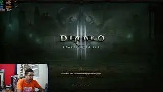Teste web cam Finfine K420 + Gameplay Diablo 3 Web cam em tela cheia no fim.