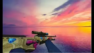 AWP Dragon Lore with 4 Titan Holo Stickers! l CS 1.6 Dream Skin Showcase/Gameplay #1