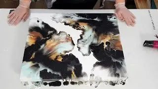 STUNNING Color Palette!! Acrylic Pour Painting - Abstract Fluid Art