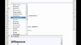 Netbeans PHP-IDE - PhpDoc-Blocks