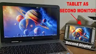 How to use Tablet as a secondary screen. Step By Step. In Hindi.
