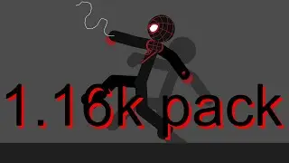 1.16k sub pack of sticknodes {Stick man King} #sticknodes #animation